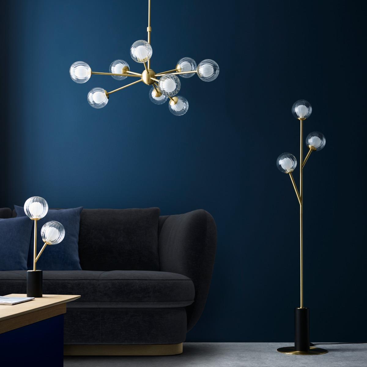 Udo 2 Light Satin Brass Table Lamp – image 10