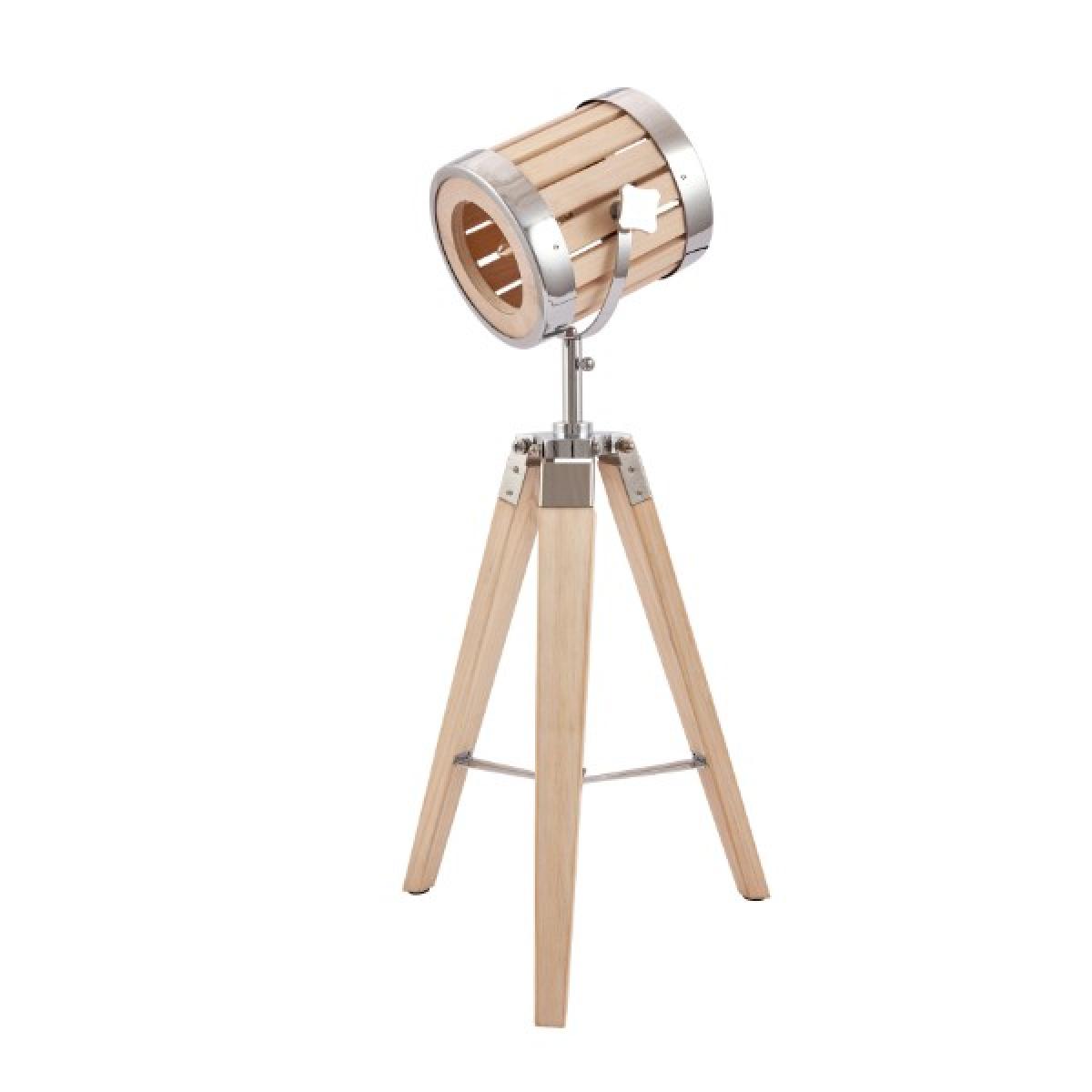 Staithes Natural Wood Tripod Table Lamp – image 2