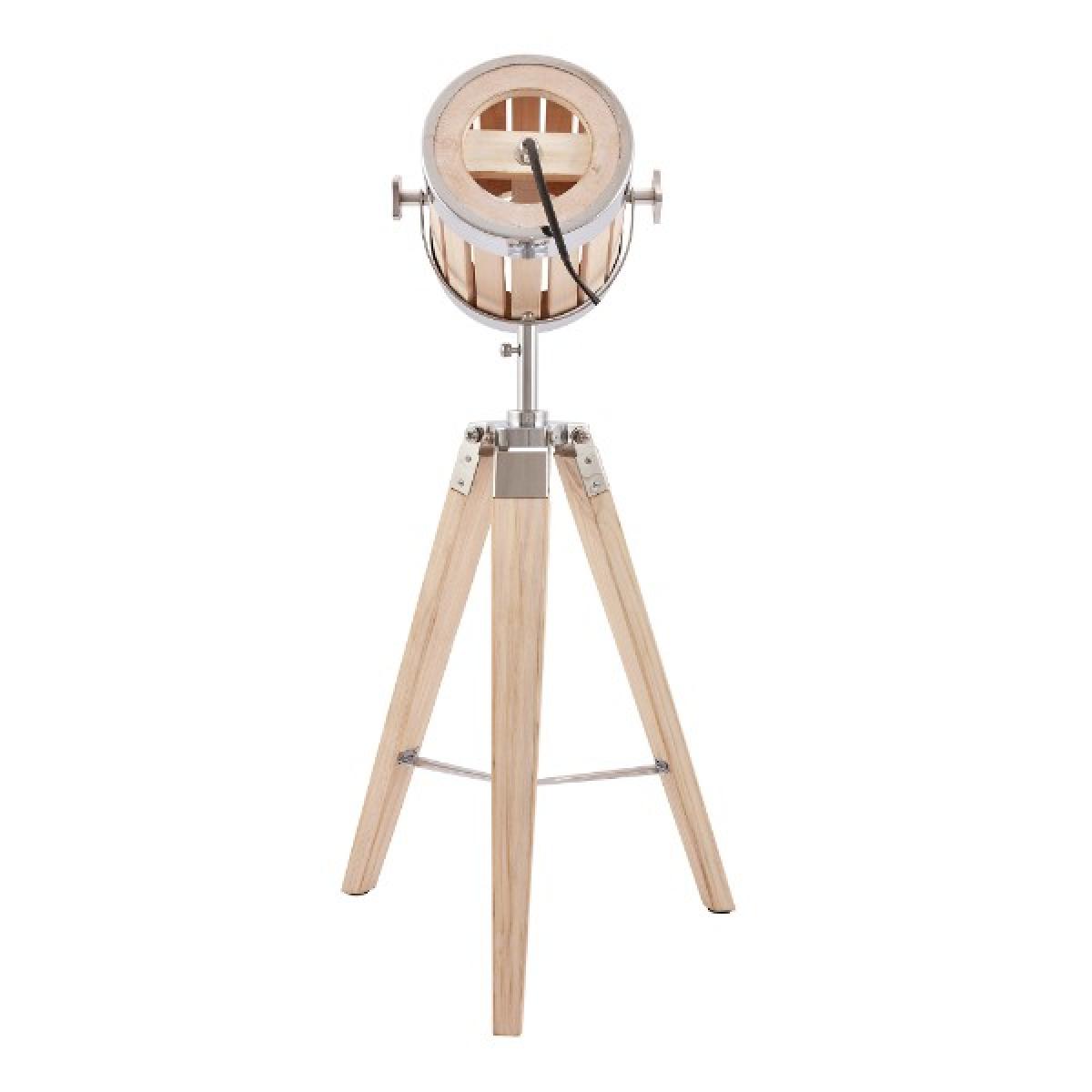 Staithes Natural Wood Tripod Table Lamp – image 4