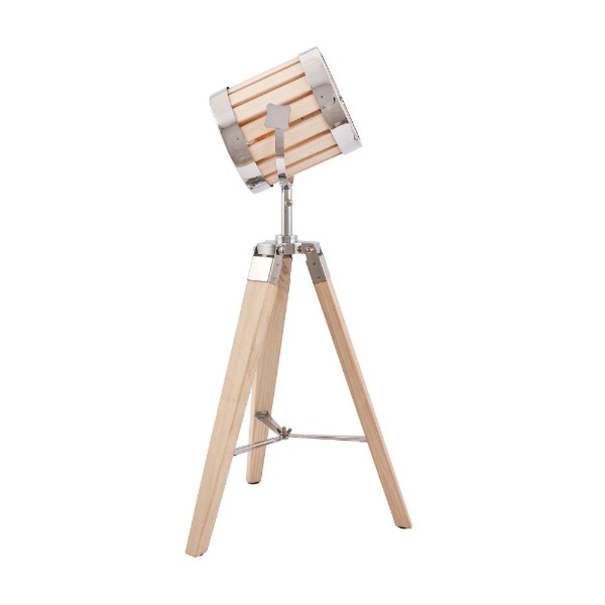 Staithes Natural Wood Tripod Table Lamp – image 5