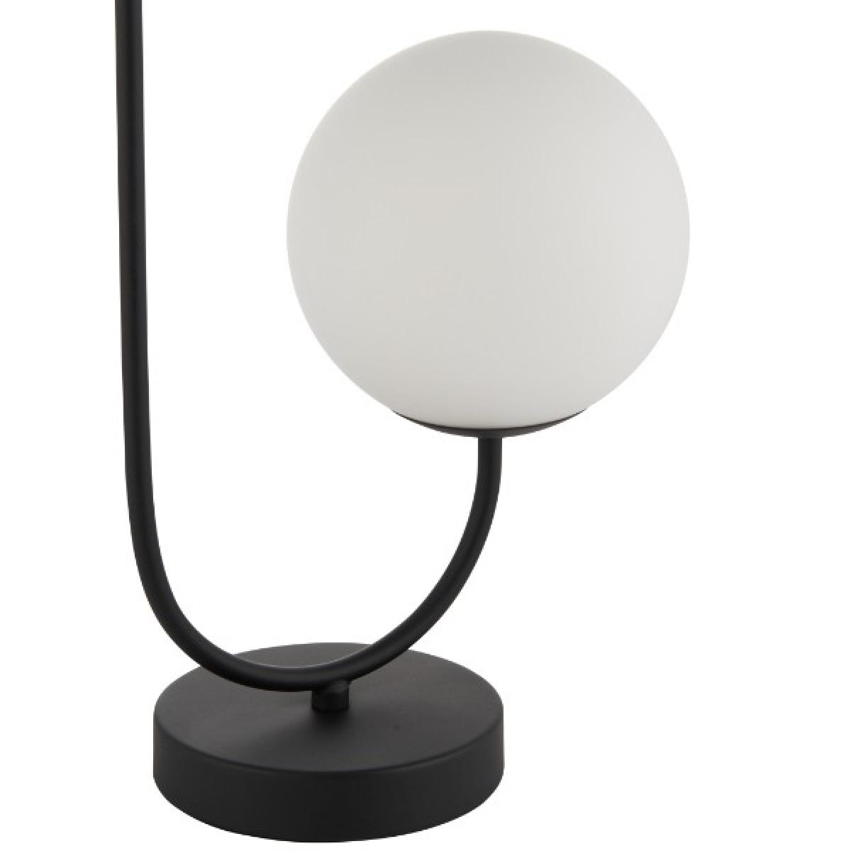 Patton 2 Light Matt Black Table Lamp – image 3