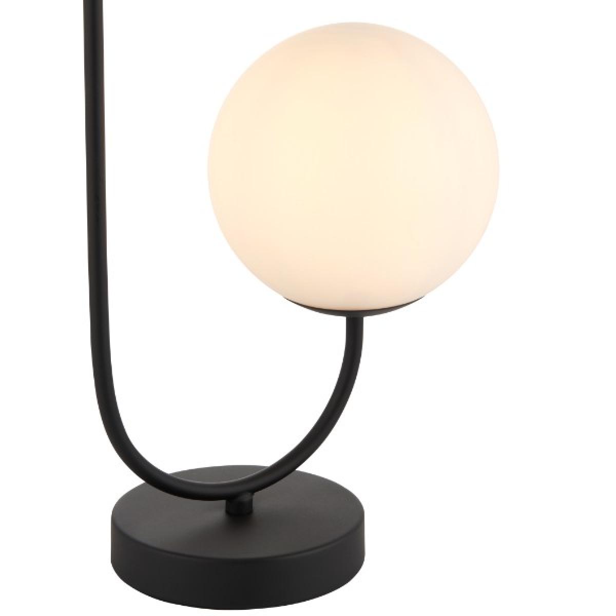 Patton 2 Light Matt Black Table Lamp – image 4