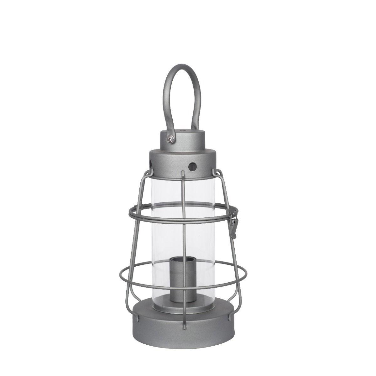 Filey 1 Light Lantern Table Lamp Grey – image 2