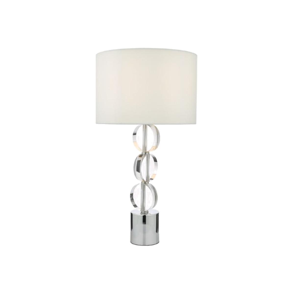 Rosalia Polished Chrome Touch Table Lamp