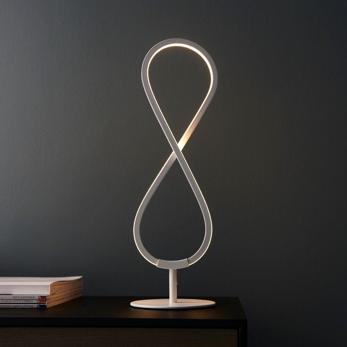 Paradox LED Matt White Table Lamp – image 3