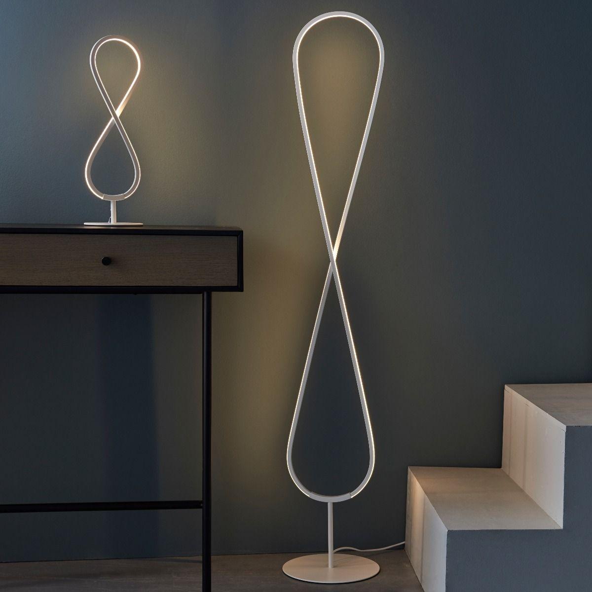 Paradox LED Matt White Table Lamp – image 4