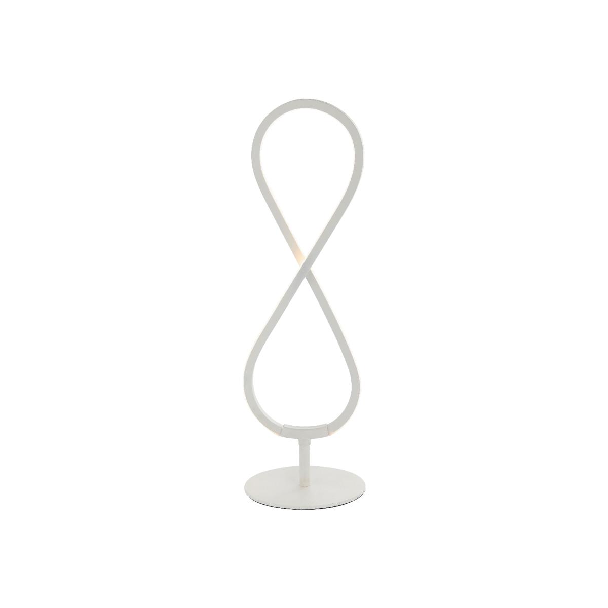 Paradox LED Matt White Table Lamp – image 1