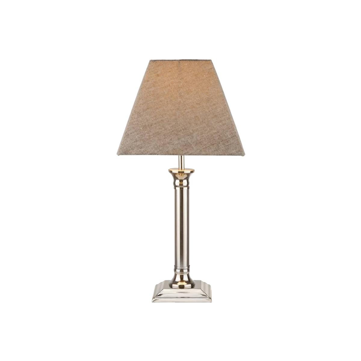 Williamson 1 Light Table Lamp Satin Chrome