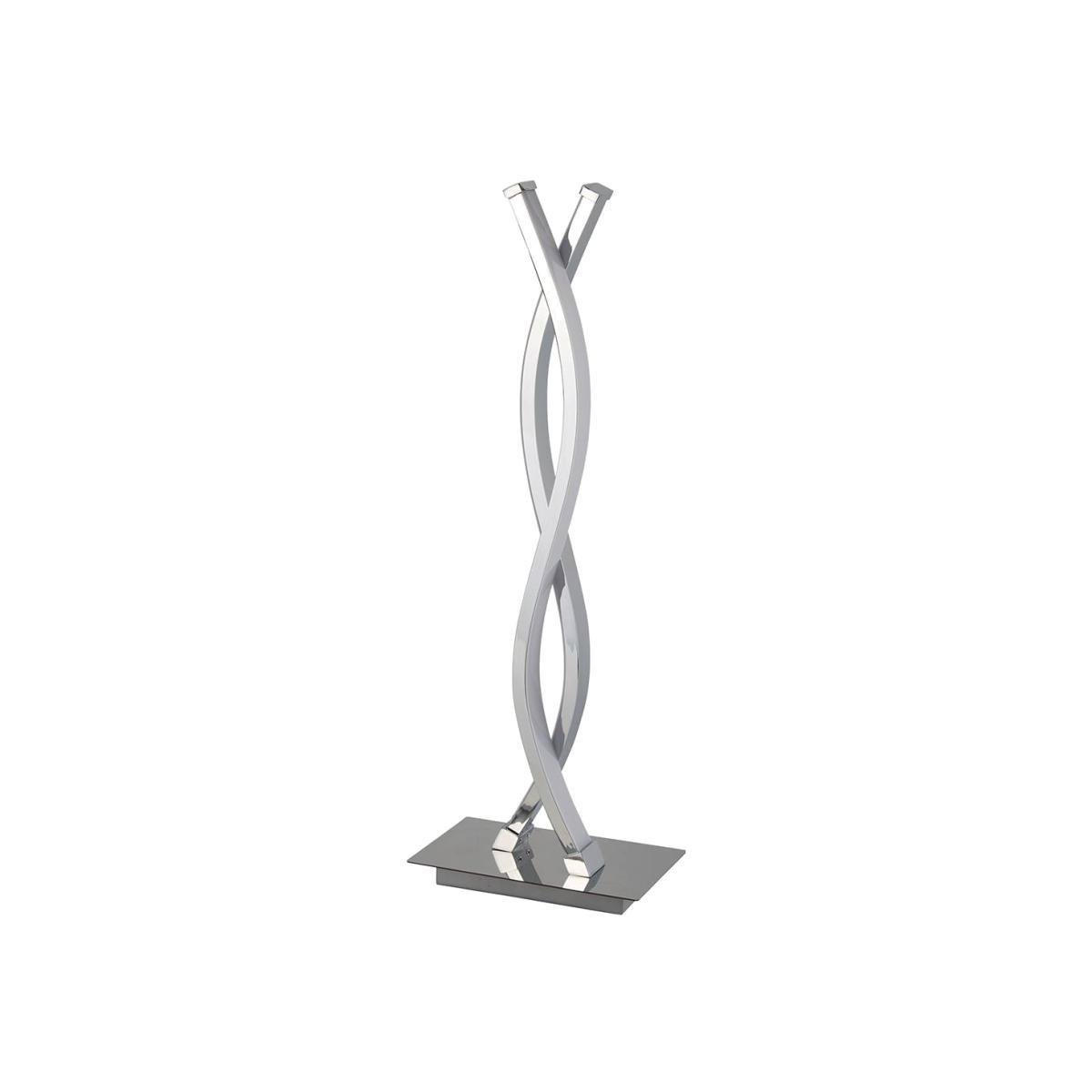 Searchlight Platt LED 47cm Table Lamp Polished Chrome – image 1