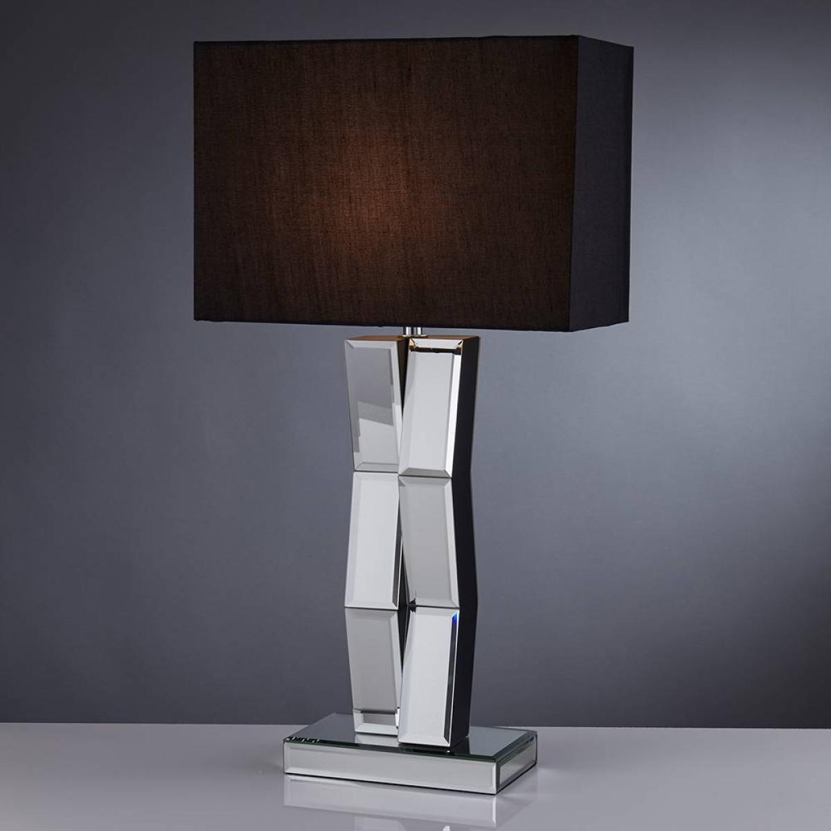 Searchlight Reflection 60cm Table Lamp Mirror/Black – image 3