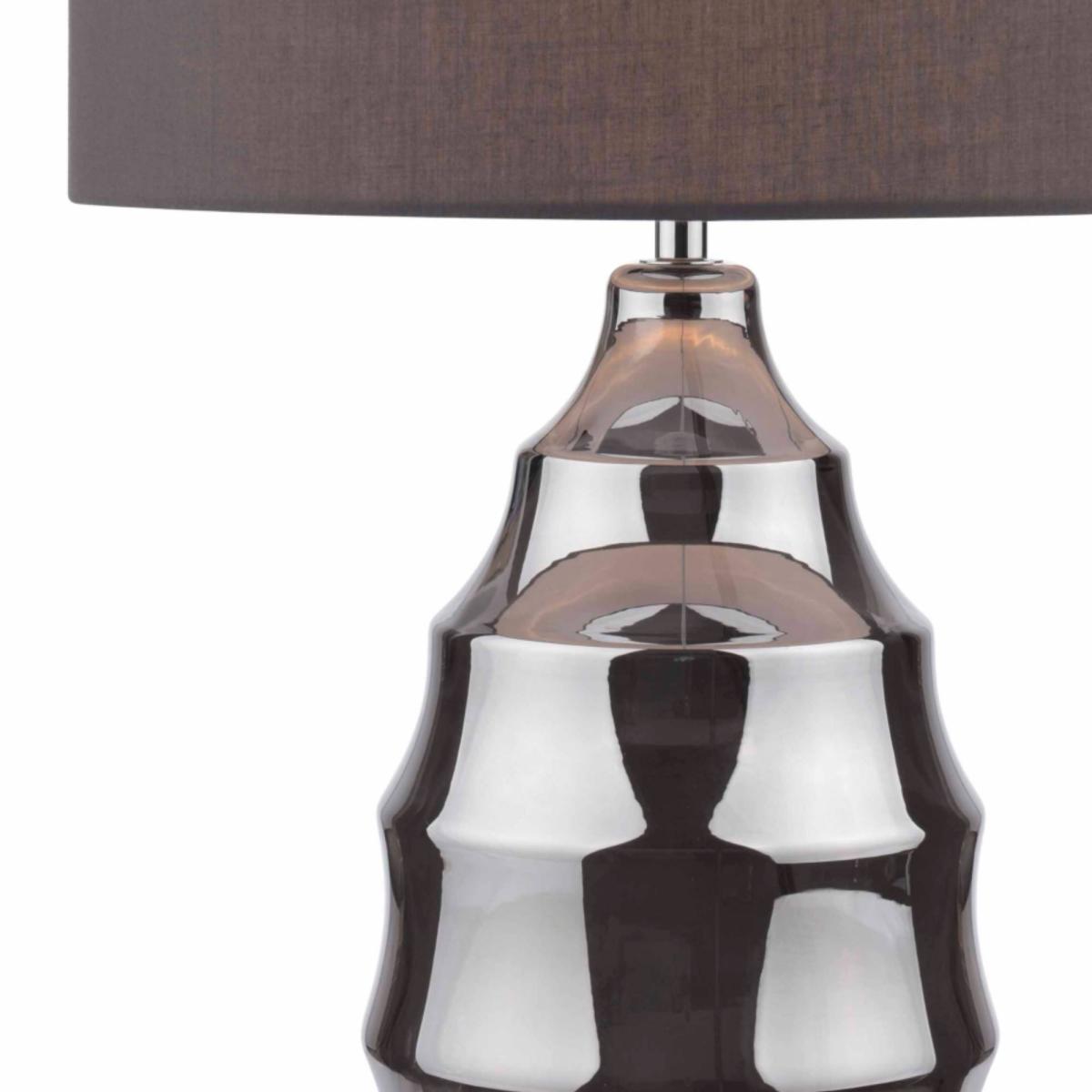 NORAH T/LAMP SILVER GLASS – image 3