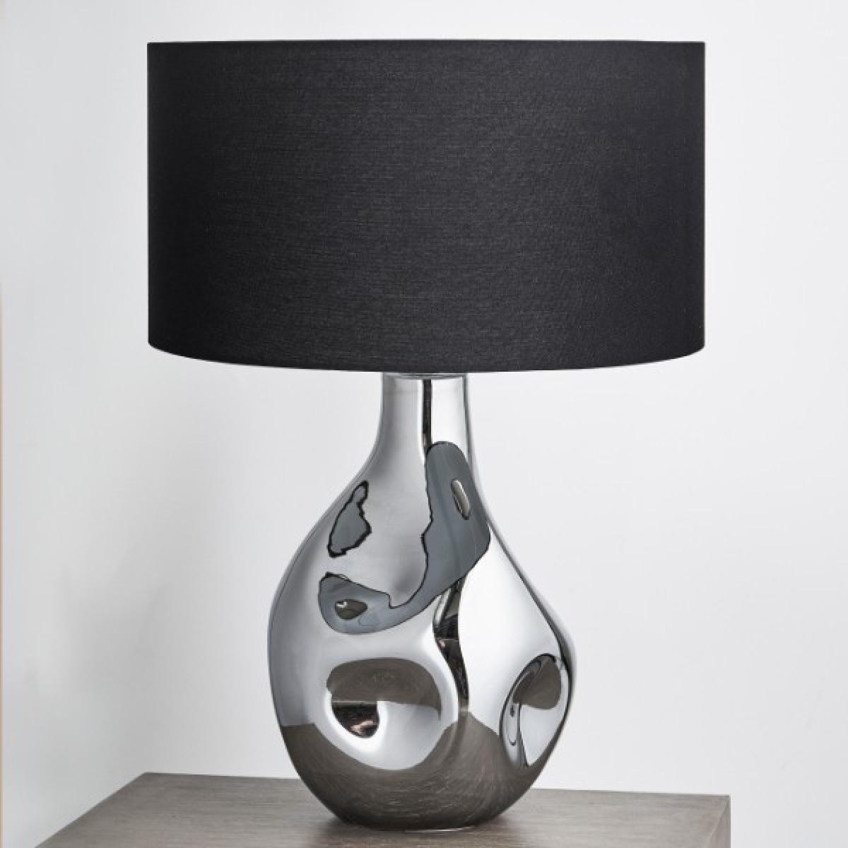 Jolana Smoked Glass Table Lamp – image 2