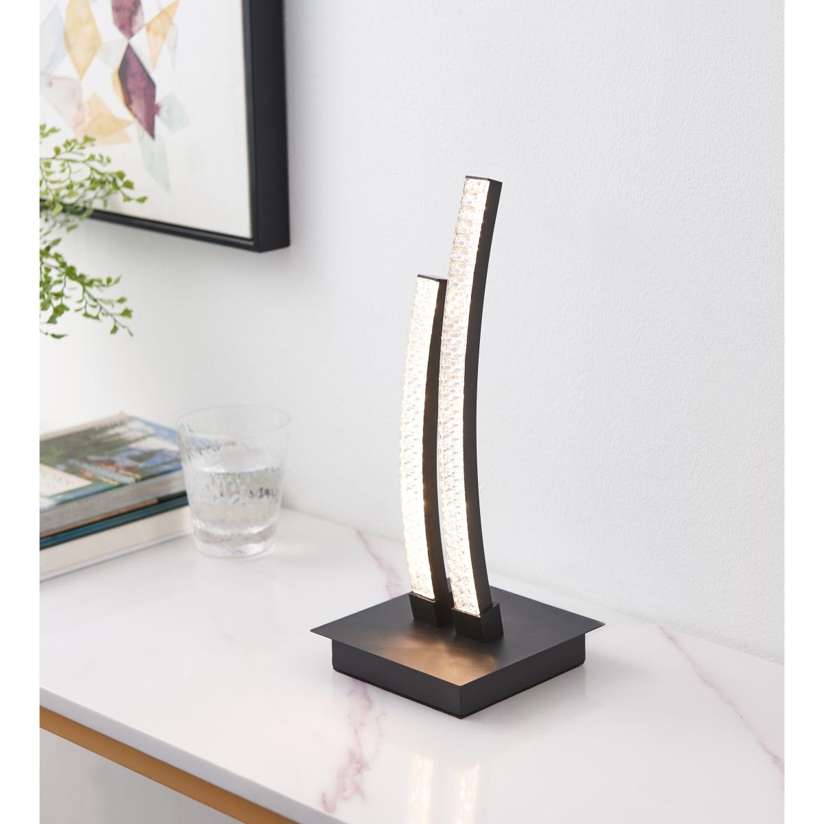Lejias Black LED Table Lamp – image 2