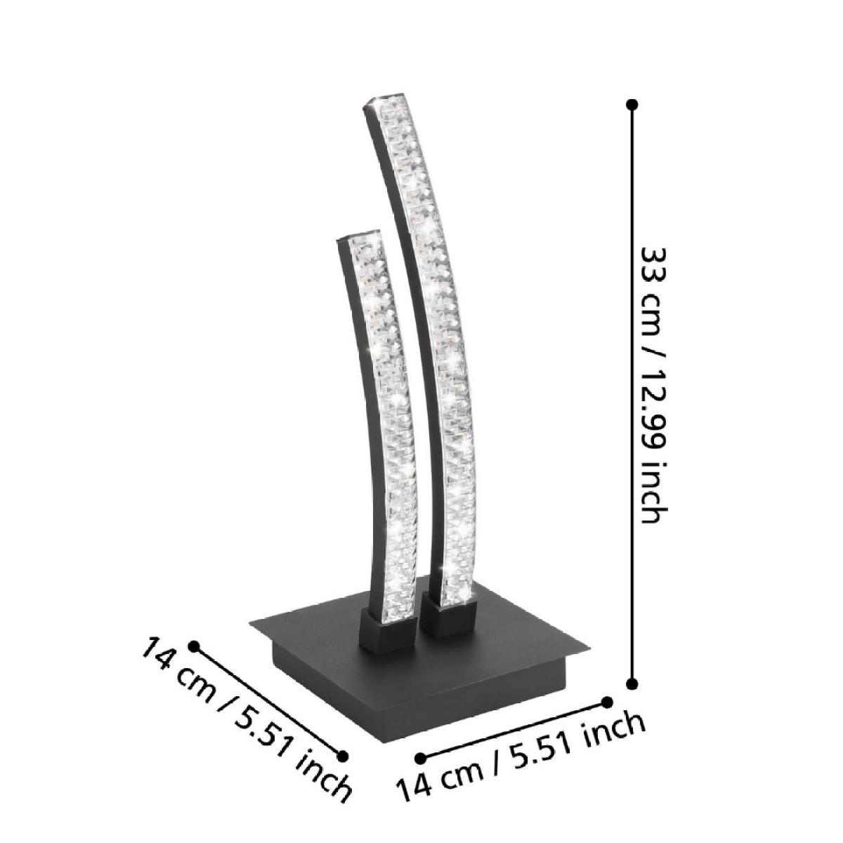 Lejias Black LED Table Lamp – image 5