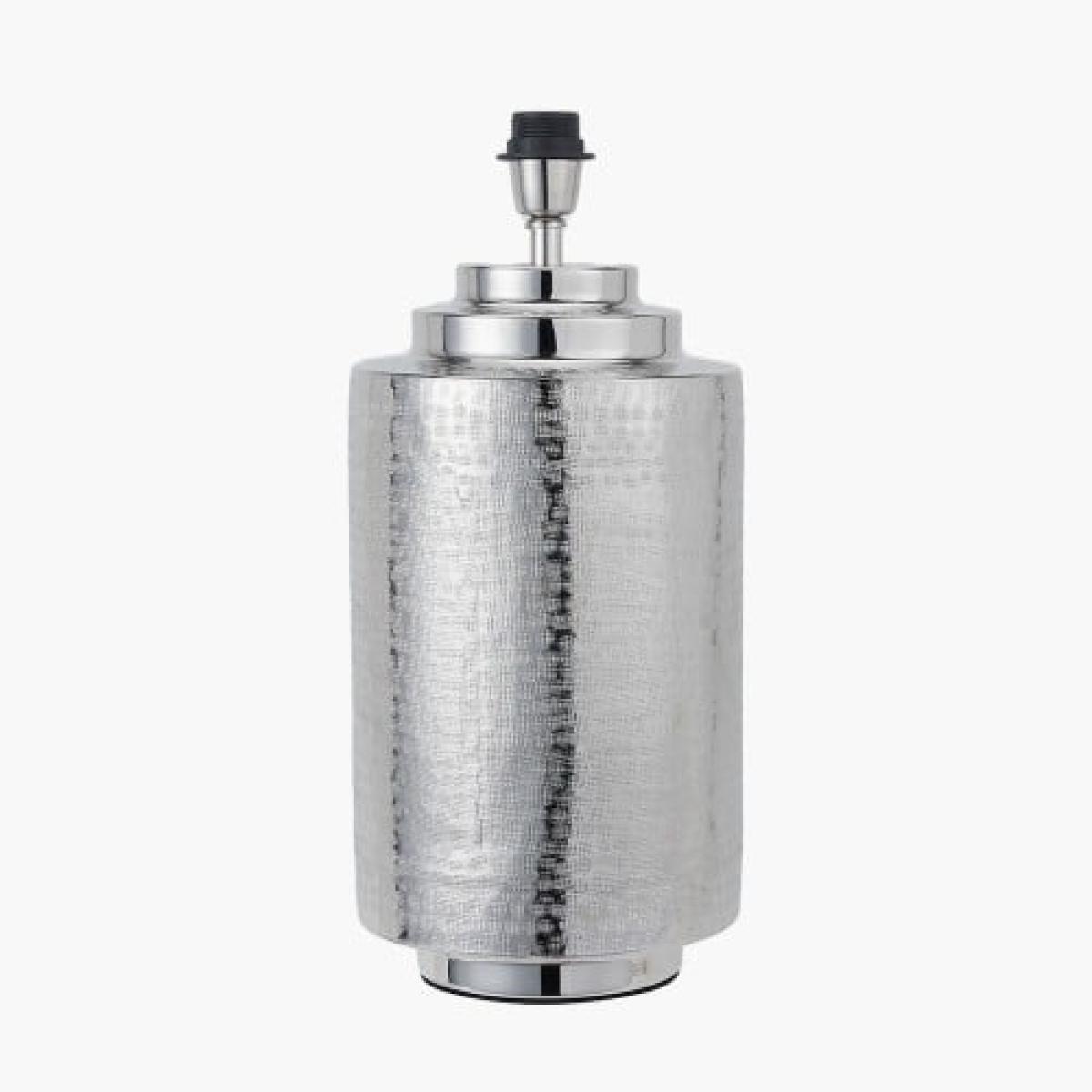 Zuri Large Silver Metal Pot Table Lamp – image 2