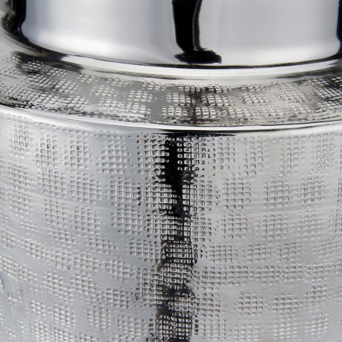 Zuri Large Silver Metal Pot Table Lamp – image 3
