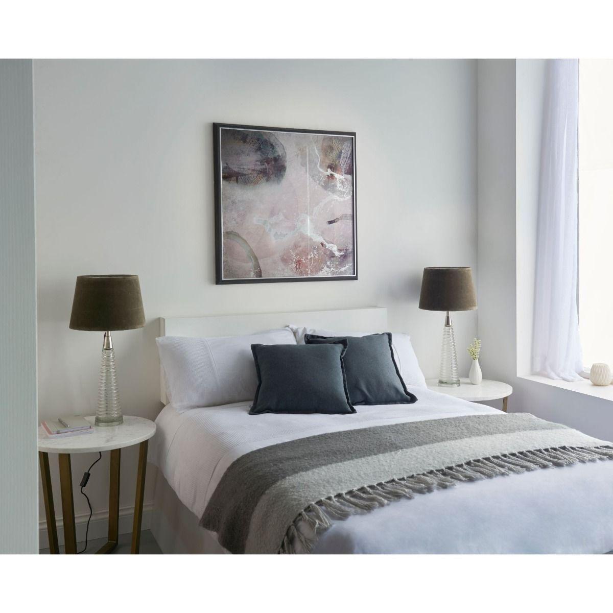 Naia Nickel & Taupe Table Lamp – image 5