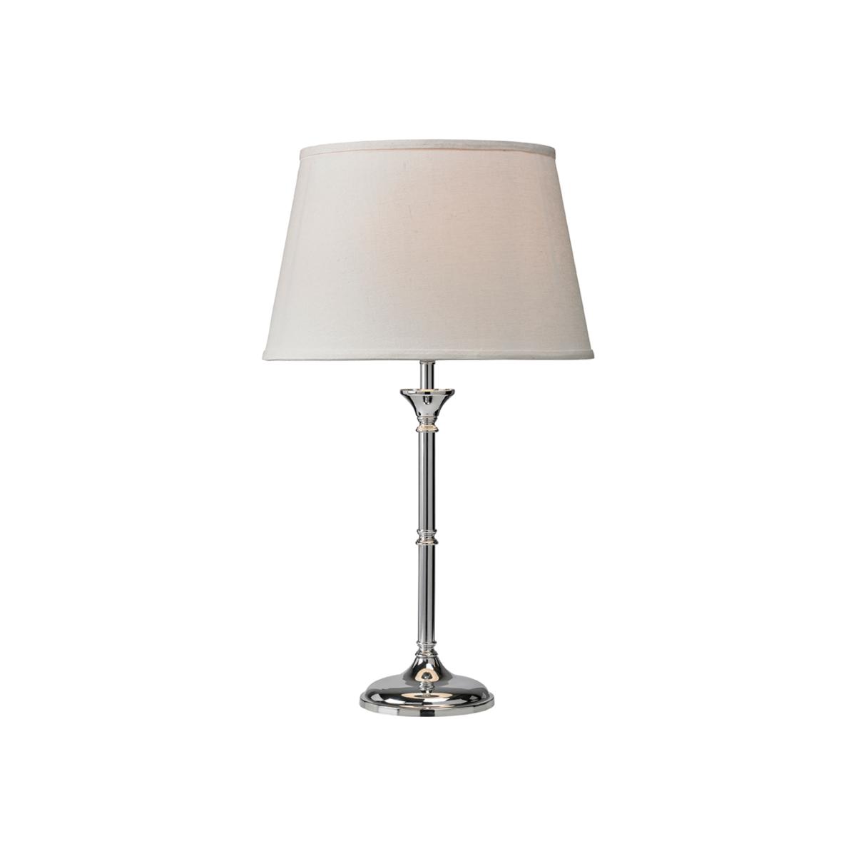 Jasmin Chrome and Ivory Table Light