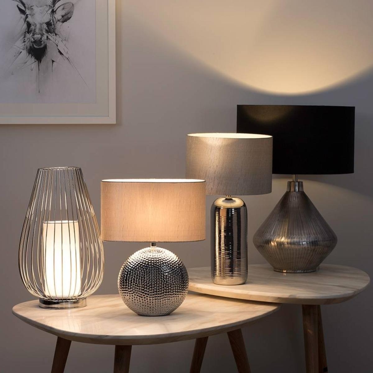 Mable 41cm Table Lamp Chrome – image 3