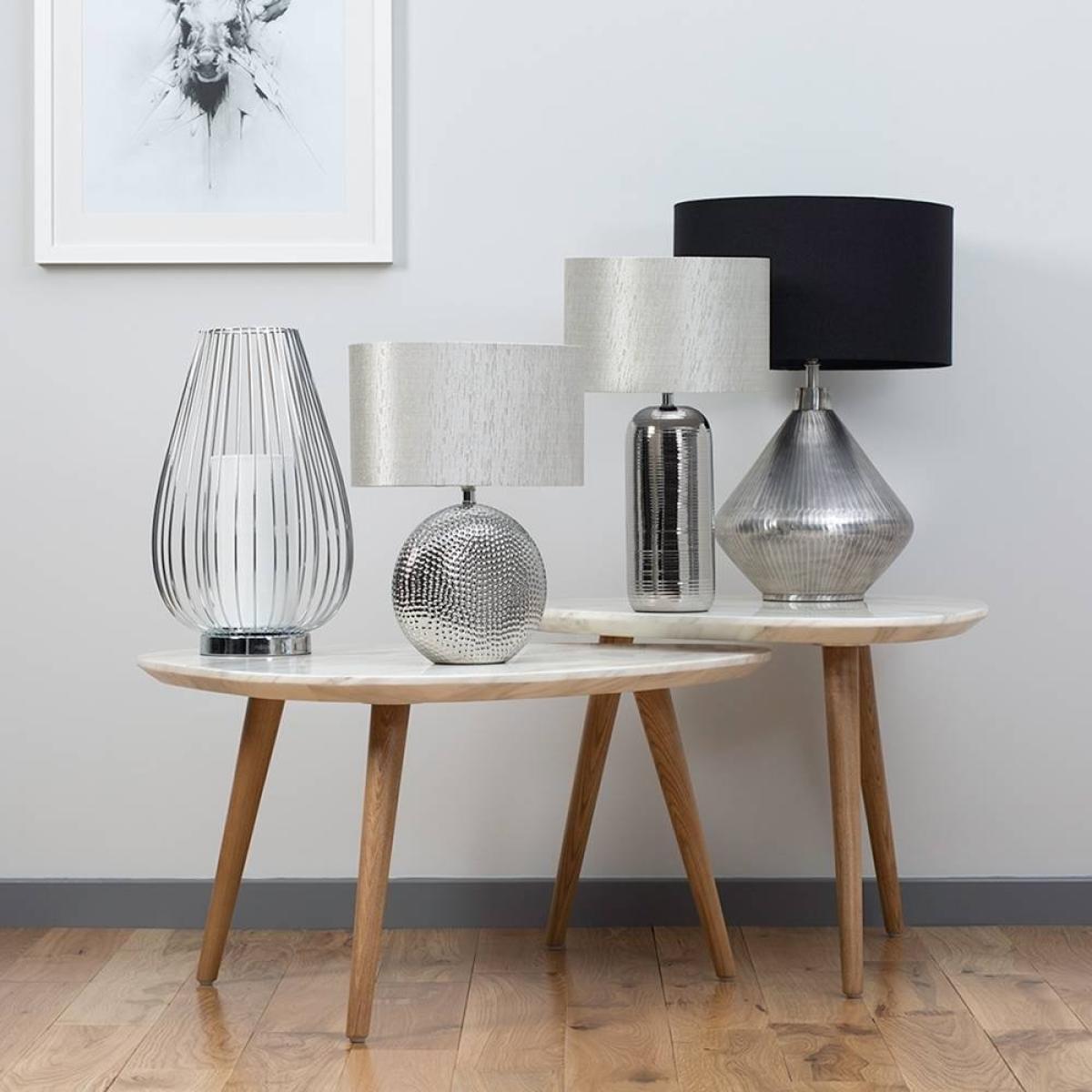 Mable 41cm Table Lamp Chrome – image 4