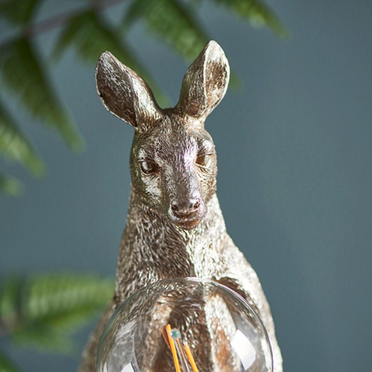 Skippy Vintage Silver Table Lamp – image 3