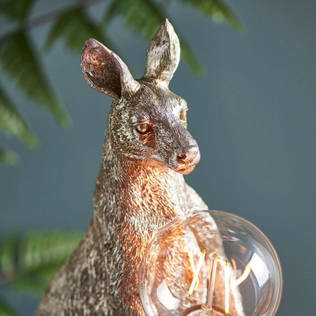 Skippy Vintage Silver Table Lamp – image 6