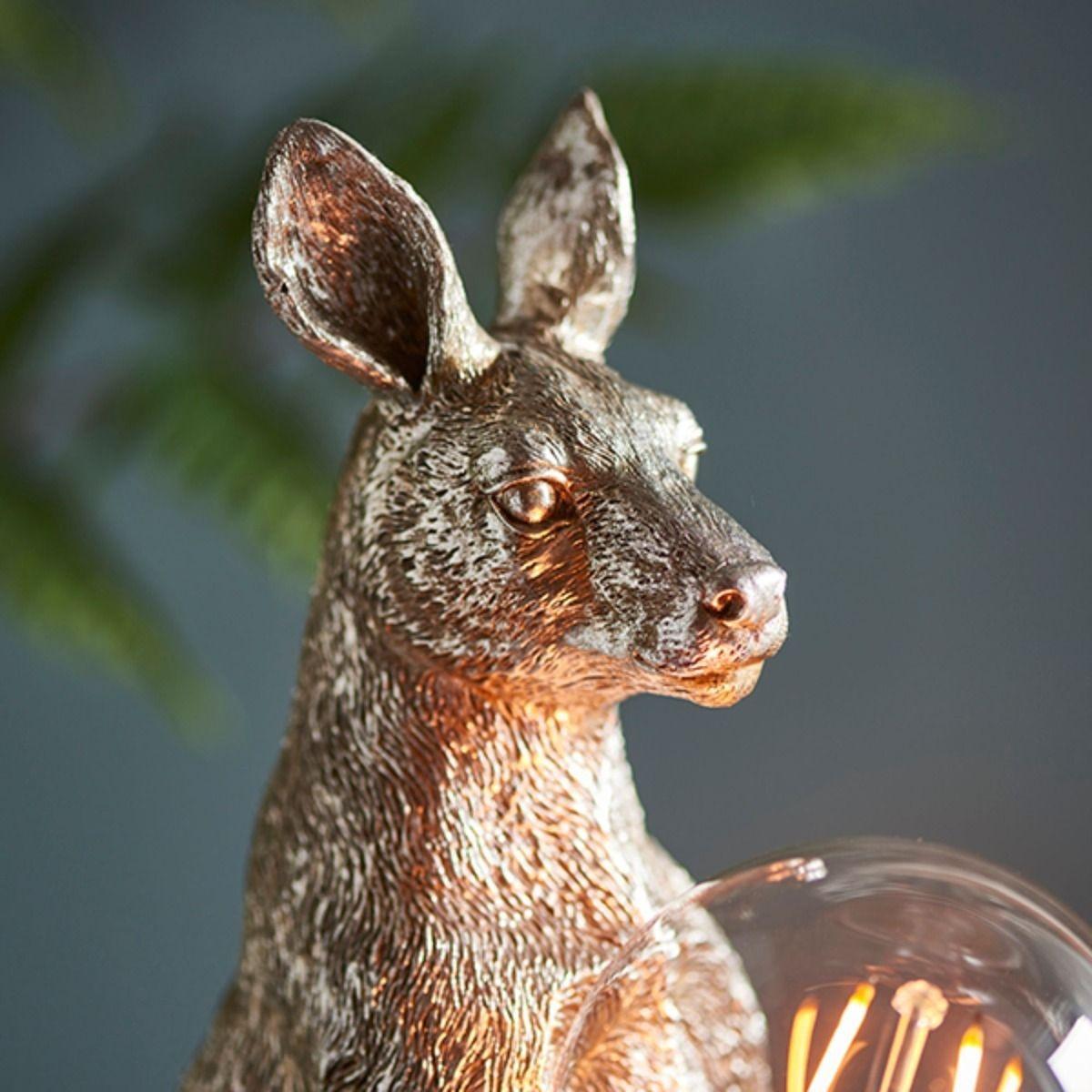 Skippy Vintage Silver Table Lamp – image 7