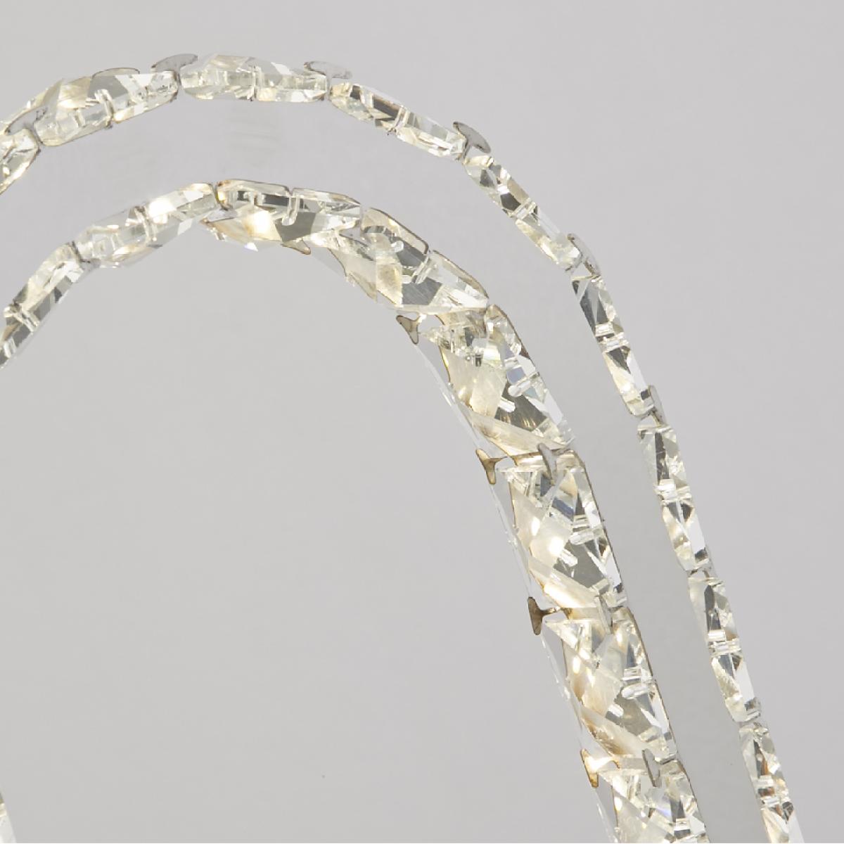 Mendoza Chrome and Clear Glass LED Table Lamp – image 5