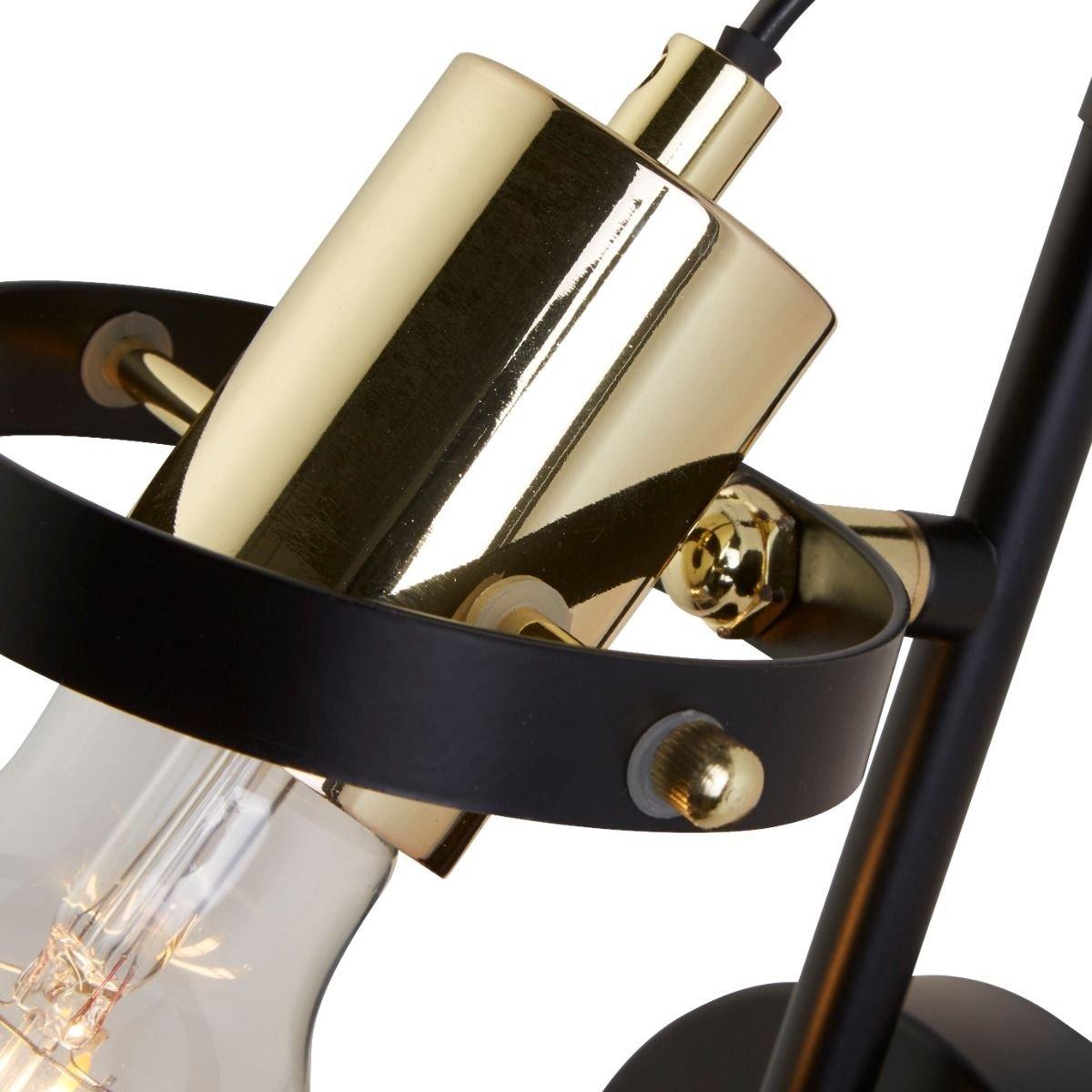 Hansel 1 Light Black & Brass Table Lamp – image 2
