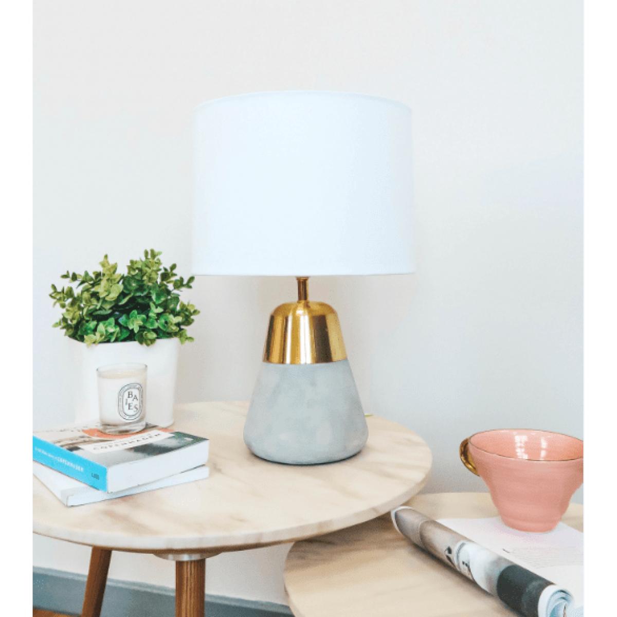 Jasper 38cm Table Lamp Gold/Cream – image 2
