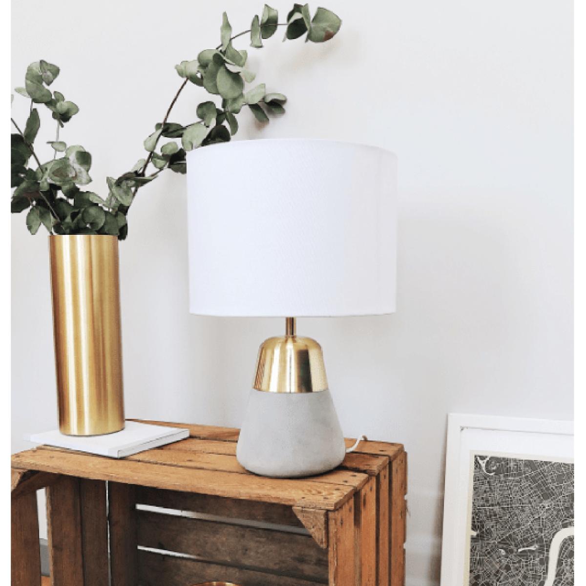 Jasper 38cm Table Lamp Gold/Cream – image 3