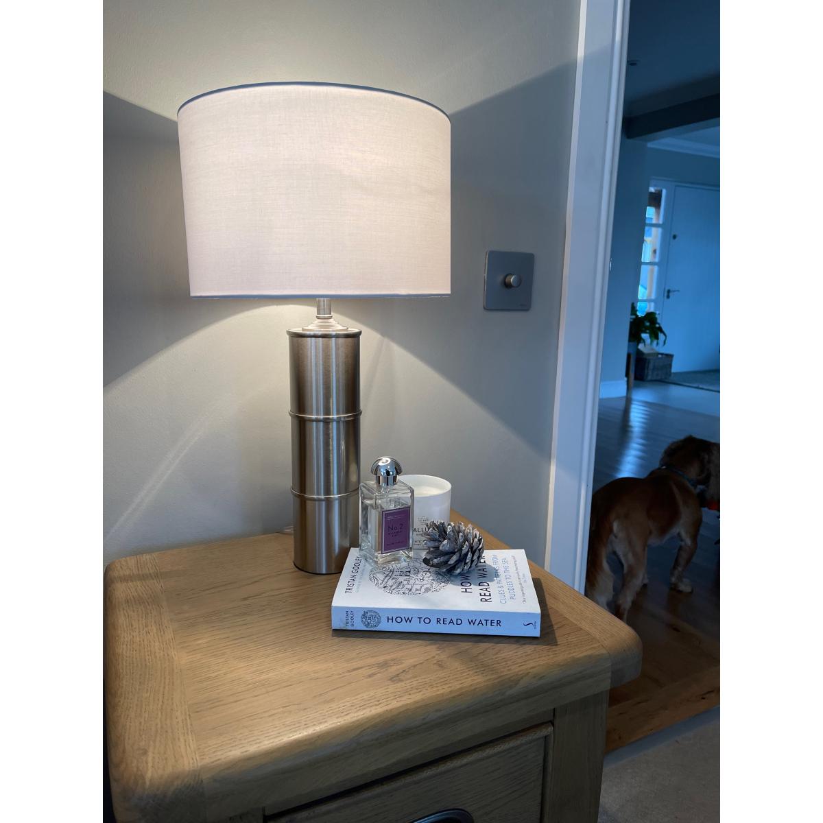 Zabor Satin Nickel Touch Table Lamp – image 4