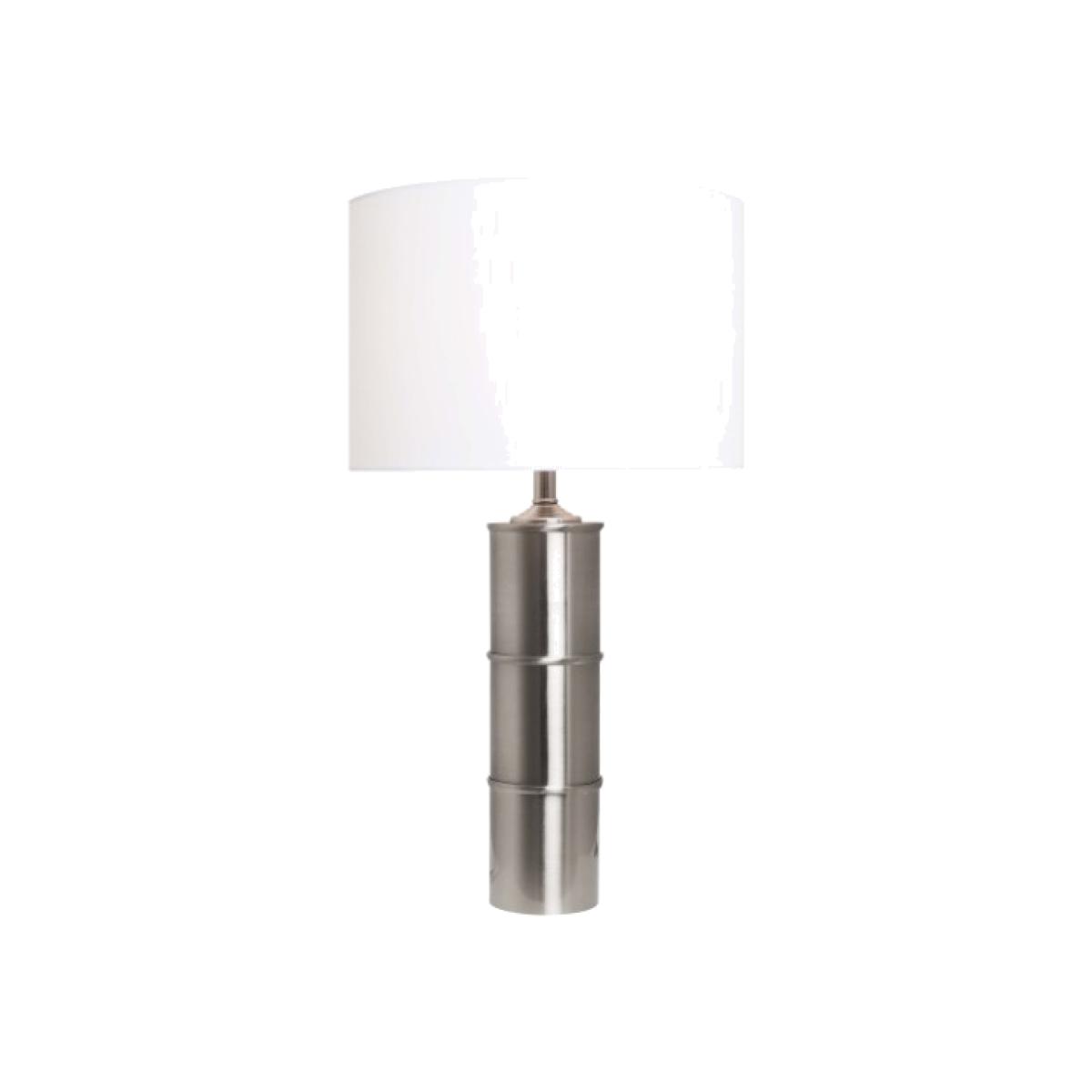 Zabor Satin Nickel Touch Table Lamp – image 1
