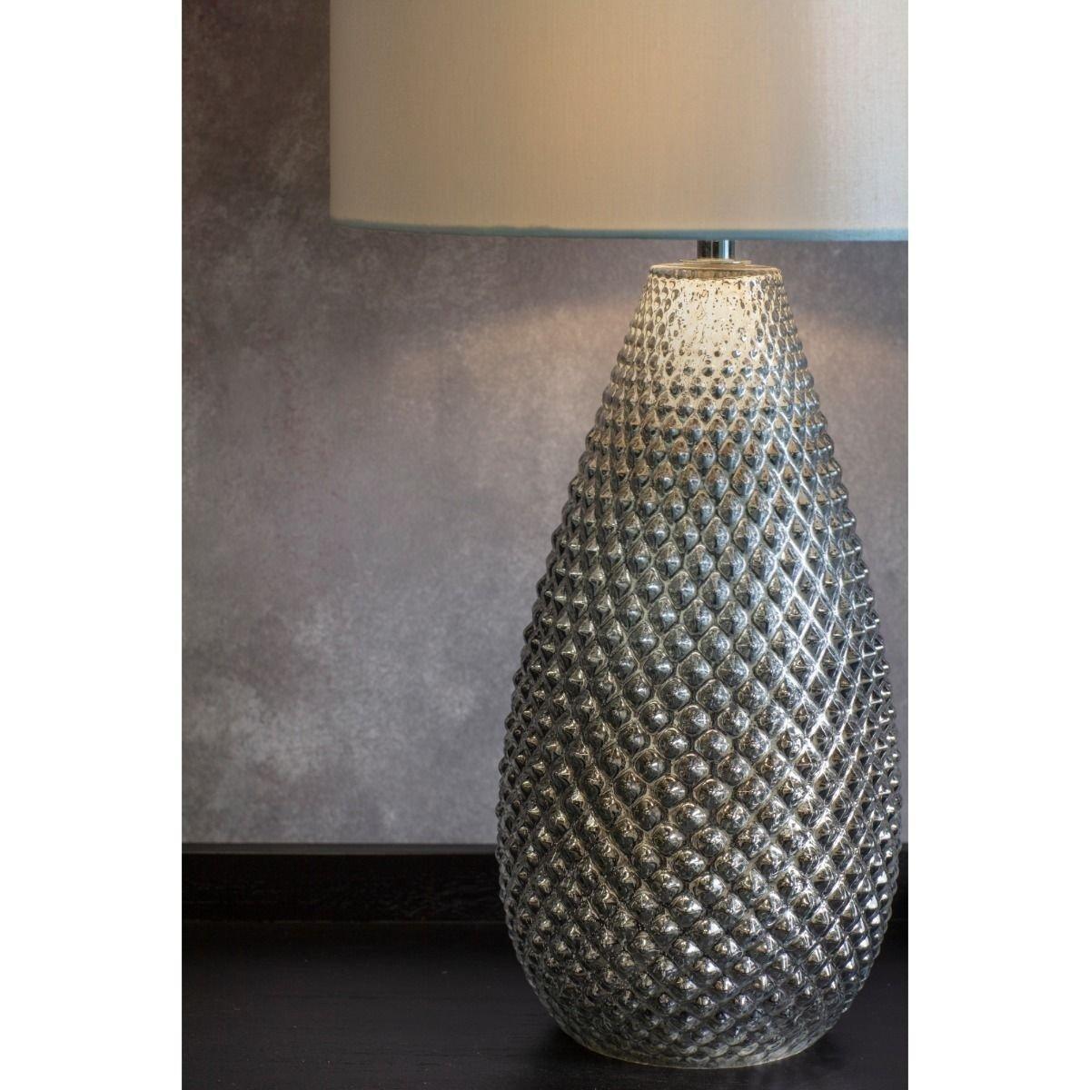 Livia Mercury White Table Lamp – image 2