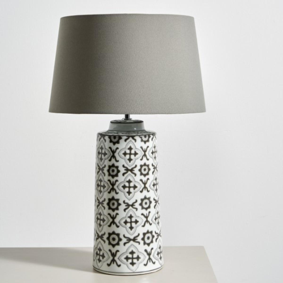 Nora Grey & White Table Lamp – image 2