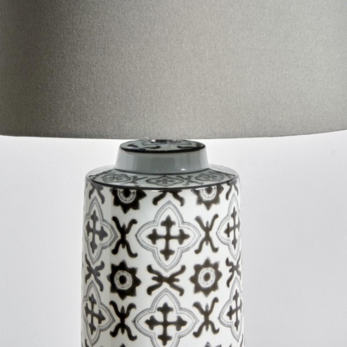 Nora Grey & White Table Lamp – image 5