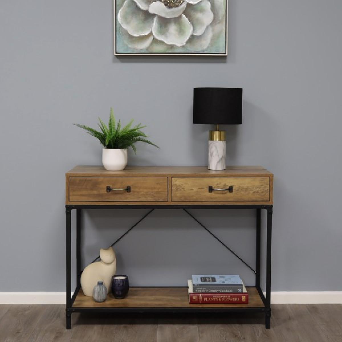 Devota 2 Toned Gold Table Lamp – image 6