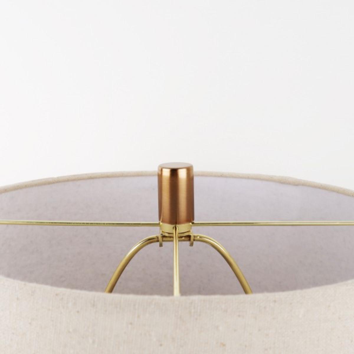 LIA 1 LIGHT ANTIQUE BRASS AND TEXTURED GLASS TABLE LAMP – image 6