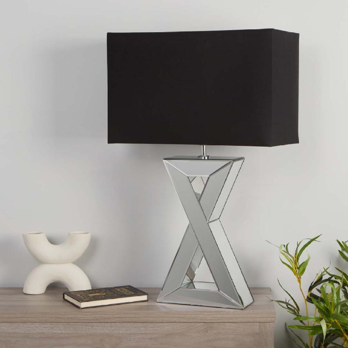 Athena Chrome Small Mirror Table Lamp – image 3
