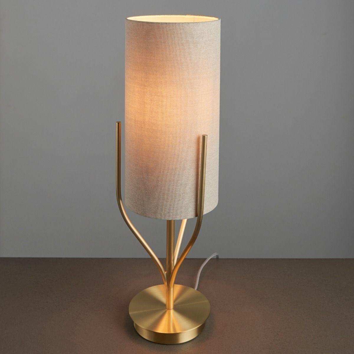 Fraser 1 Light Satin Brass Table Lamp – image 4