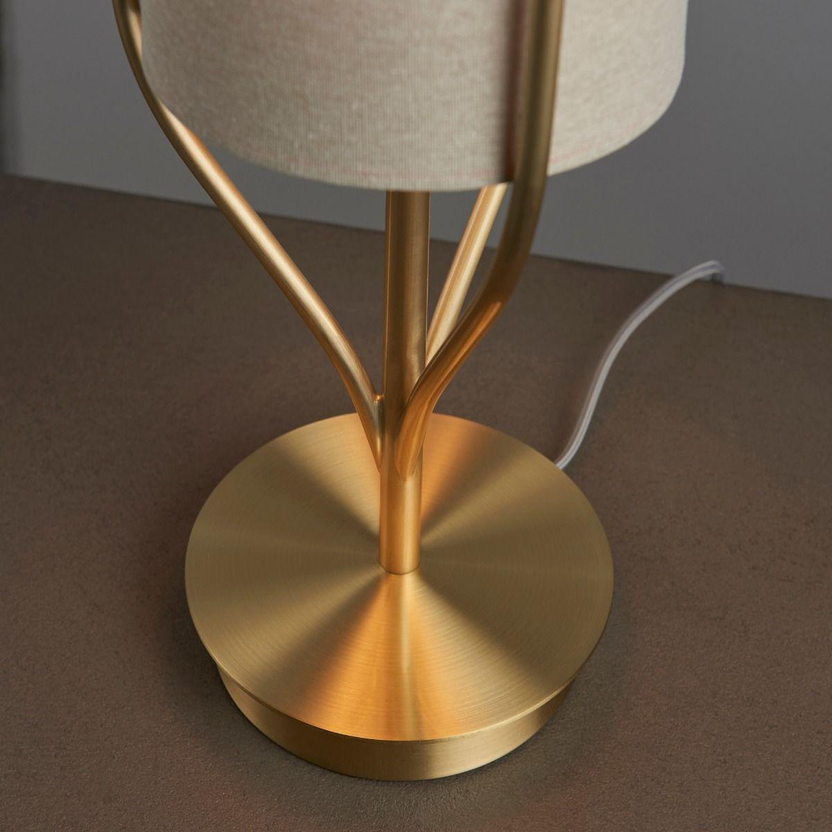 Fraser 1 Light Satin Brass Table Lamp – image 5
