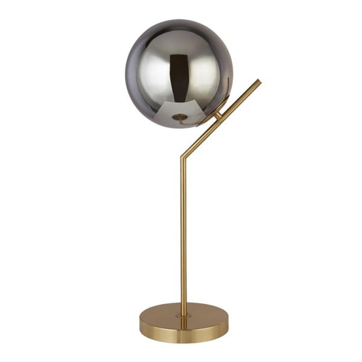 Jarmila Antique Bronze &amp; Smoked Glass Table Lamp – image 2