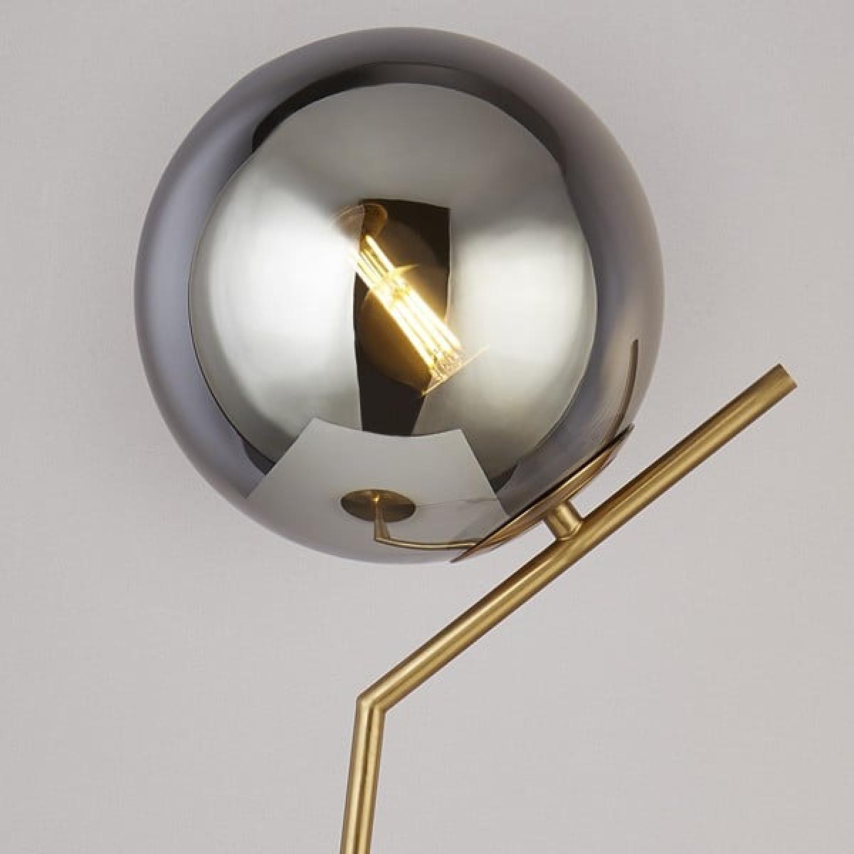 Jarmila Antique Bronze &amp; Smoked Glass Table Lamp – image 3