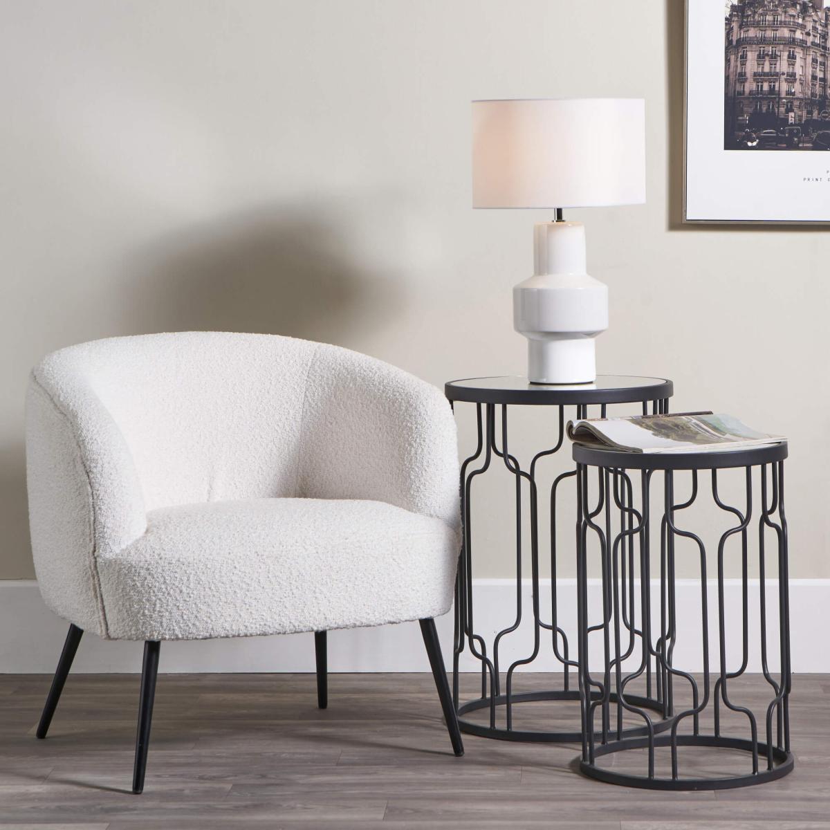 Salina White Table Lamp – image 3