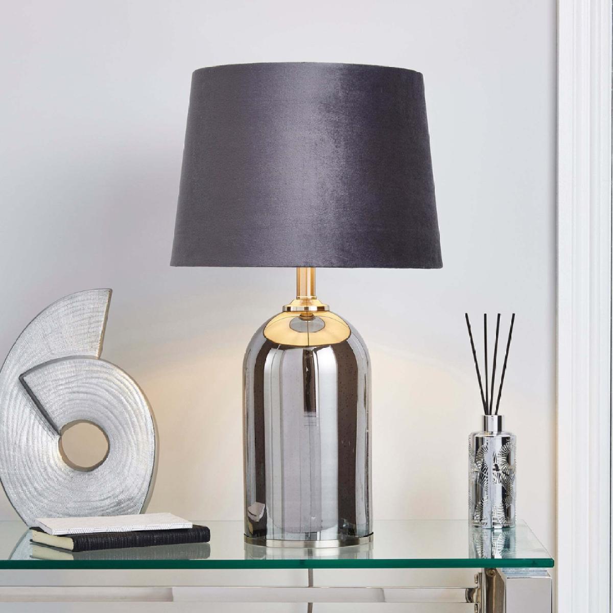 Lenny Smoked Table Lamp