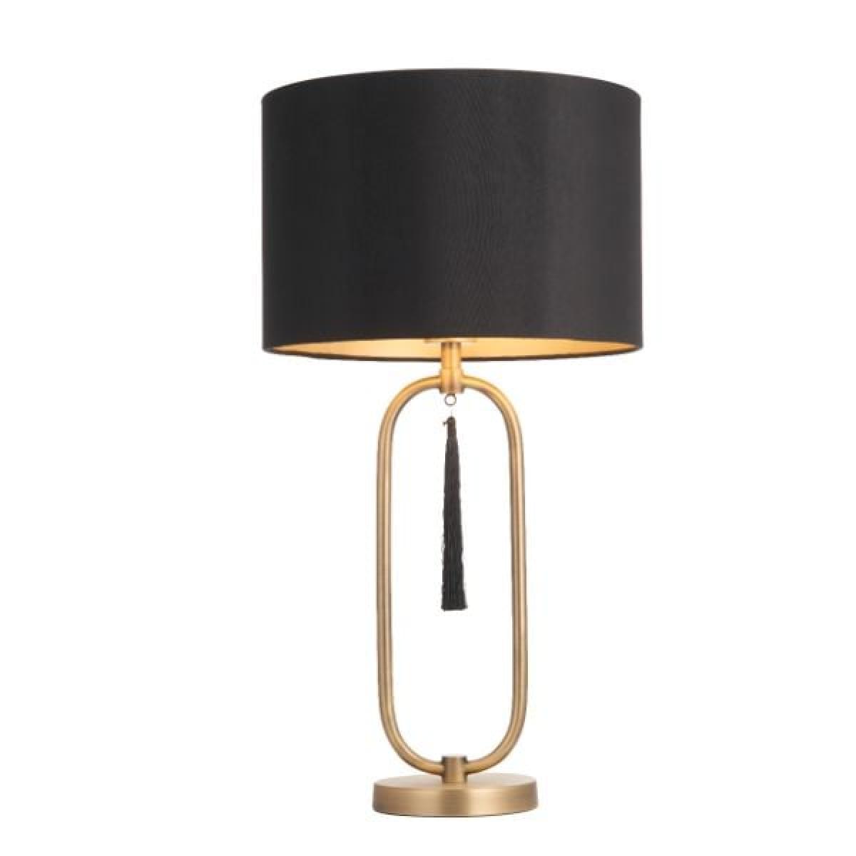 Tassel Antique Brass Table Lamp – image 4