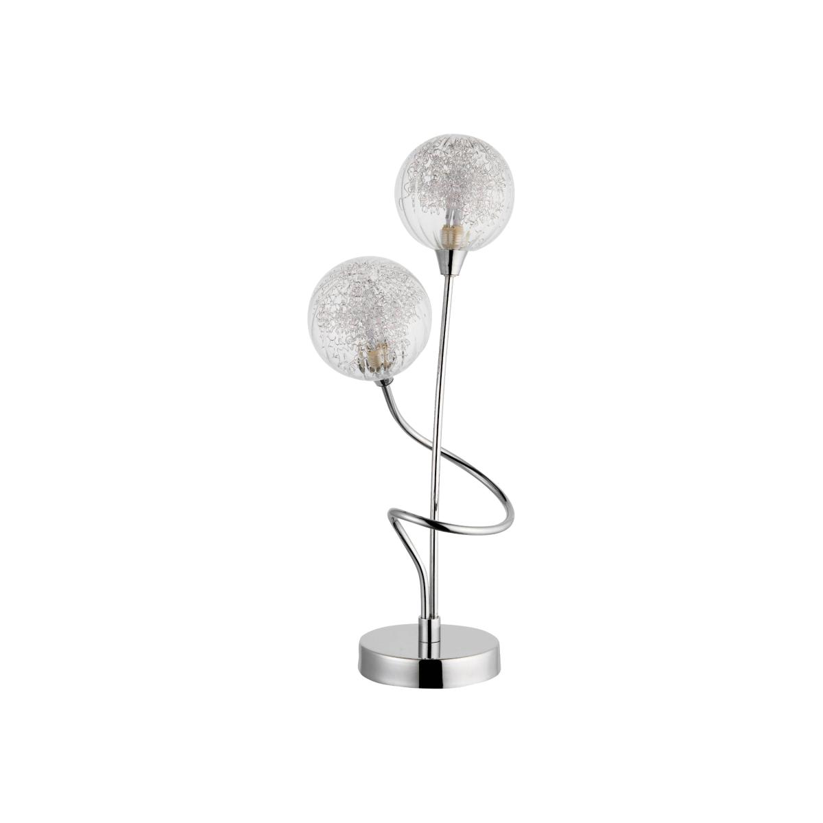 Hadley 2 Light 44cm Polished Chrome Table Lamp – image 1