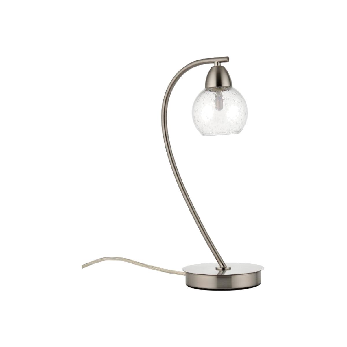 Callen Satin Nickel Touch Table Lamp – image 1