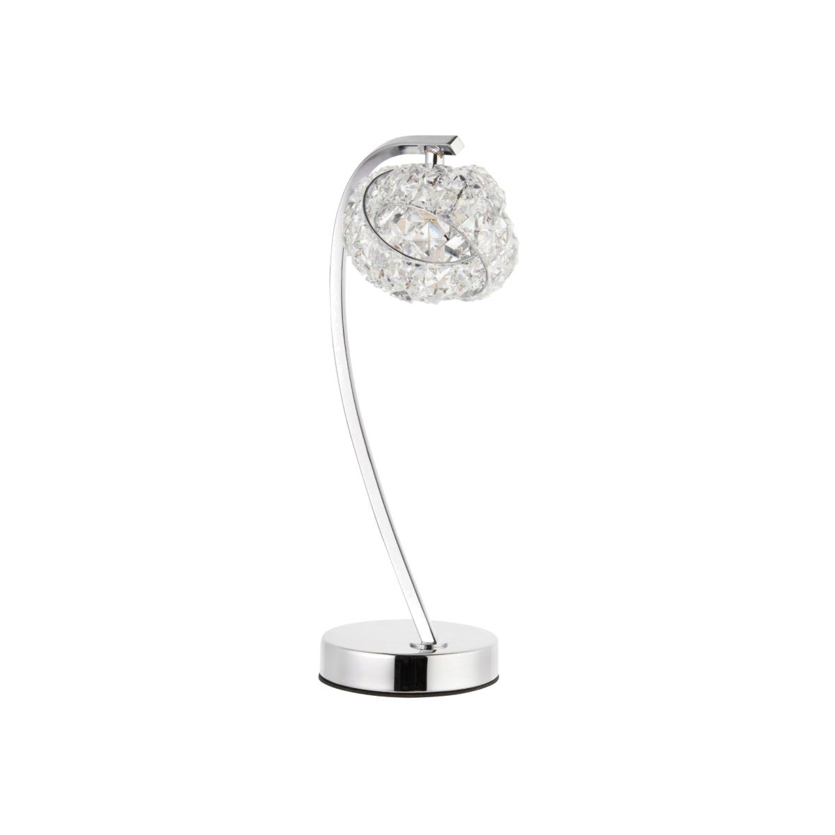 Monaco Chrome and Crystal Table Lamp – image 1