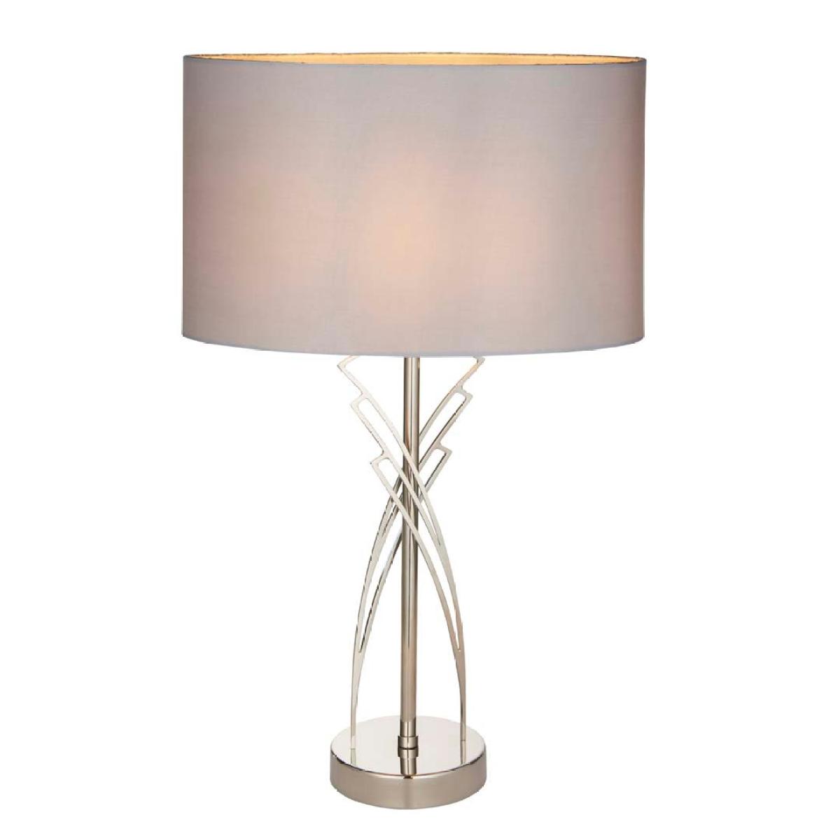 Lyla Satin Nickel Table Lamp – image 6
